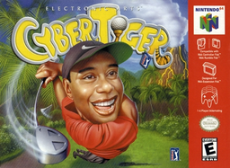 CyberTiger box art for Nintendo 64